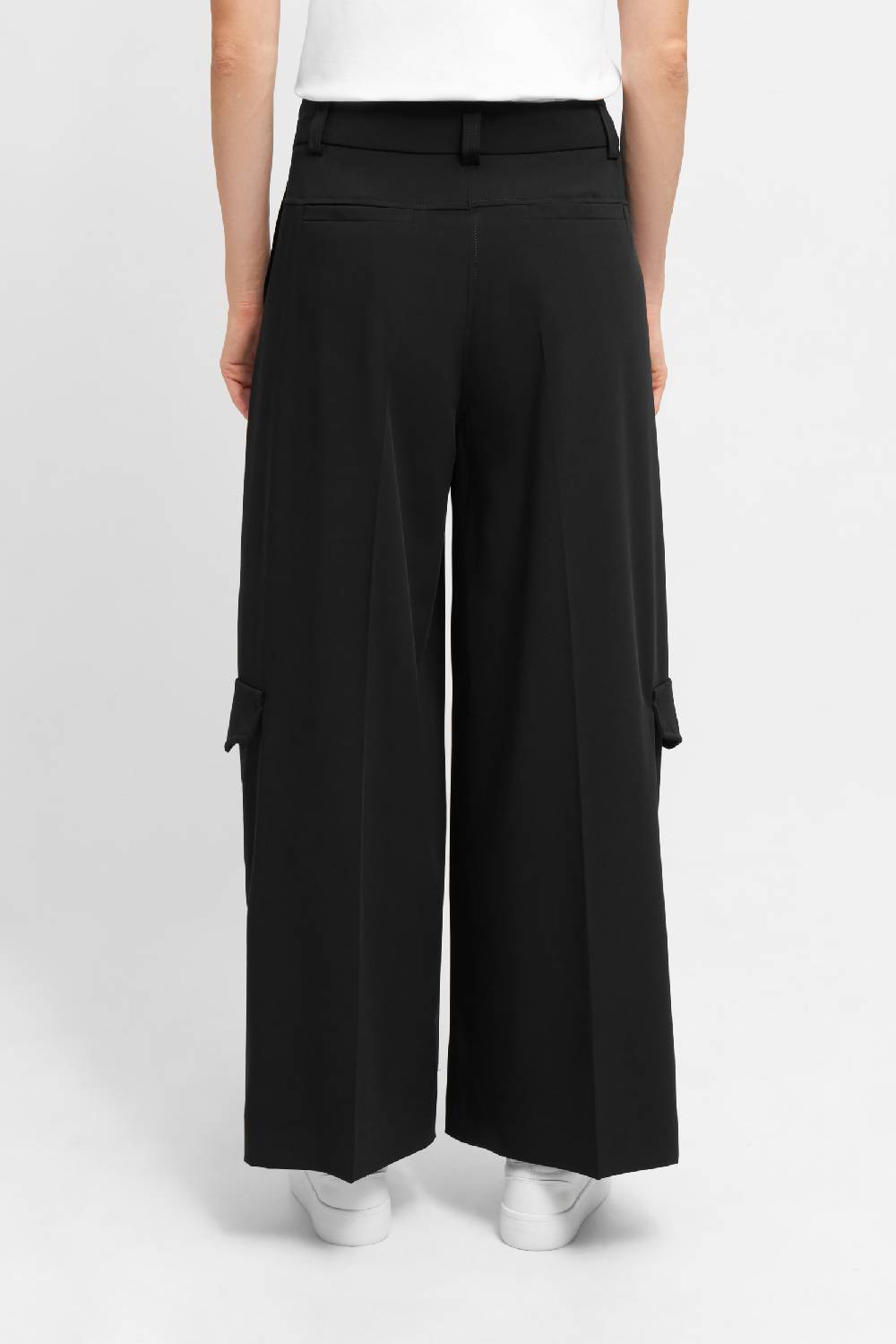 Raffaello Rossi Cargo Wide Leg verkürzt -7/8 High Waist schwarz: JASCHA Nur für heute