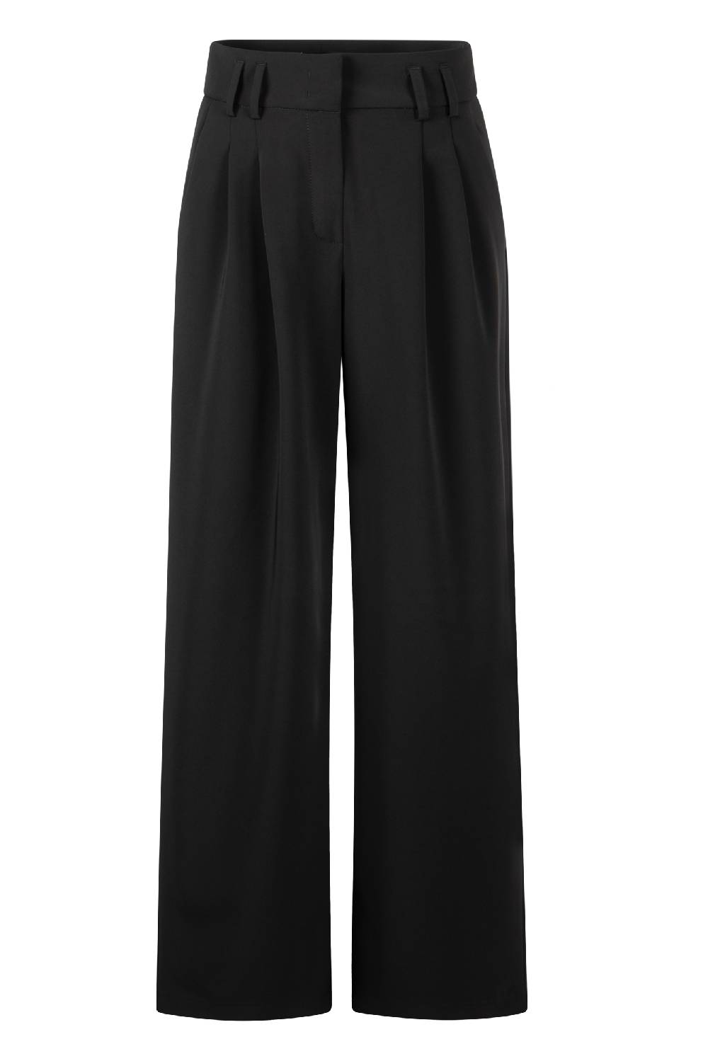 Raffaello Rossi Bundfaltenhose Wide Leg lang High Waist schwarz: MAYLA zollfrei