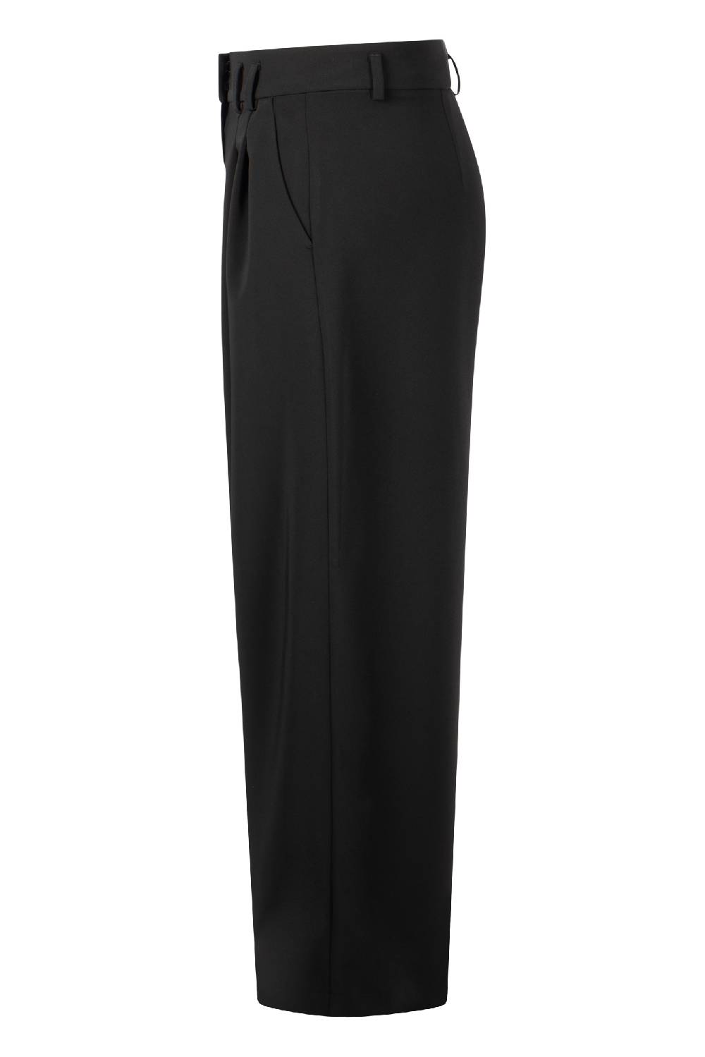 Raffaello Rossi Bundfaltenhose Wide Leg lang High Waist schwarz: MAYLA zollfrei