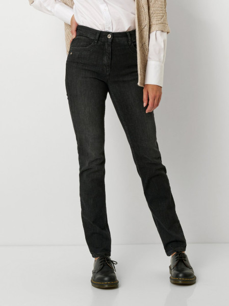 TONI Fashion Style »be loved« dark grey Slim-Fit Jeans mit hohem Bund Günstiger Verkauf