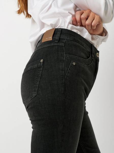 TONI Fashion Style »be loved« dark grey Slim-Fit Jeans mit hohem Bund Günstiger Verkauf