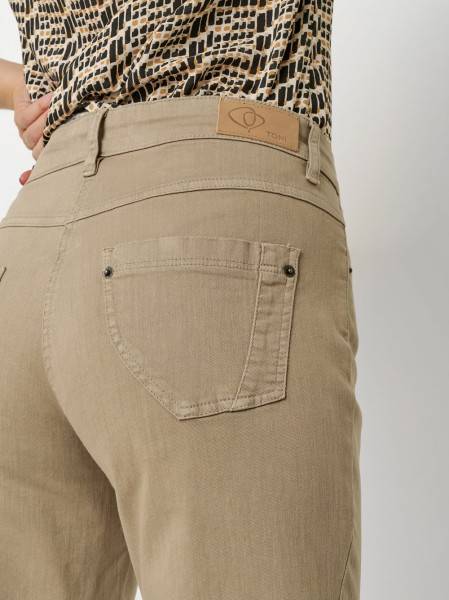 TONI Fashion Style »Honey« taupe Entspannte, gefärbte Jeans Fabrikverkauf