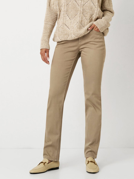 TONI Fashion Style »Liv« taupe Gefärbte Regular-Fit Jeans Limitierter Zeitrabatt