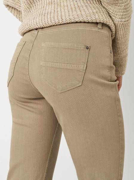 TONI Fashion Style »Liv« taupe Gefärbte Regular-Fit Jeans Limitierter Zeitrabatt