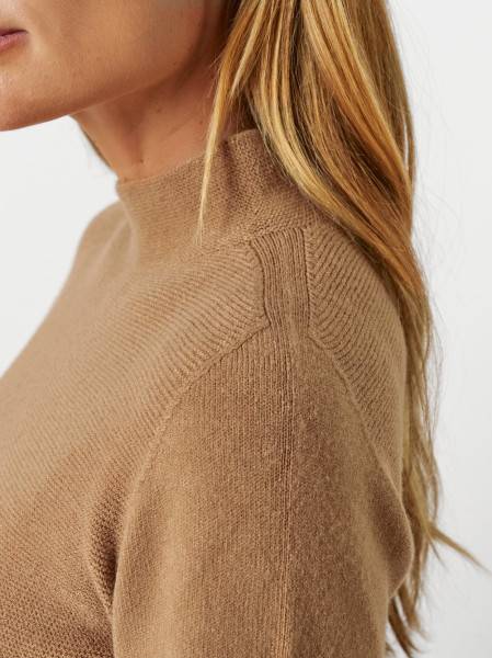 TONI Fashion Style »Helene« brown Feinstrick-Pulli mit Turtleneck Rabatt