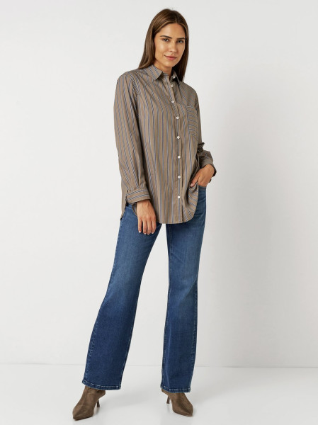 TONI Fashion Style »Alma« taupe/blue Gestreifte Hemdbluse Versandkostenfrei