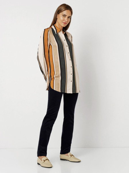 TONI Fashion Style »Coco« multicolour camel Zarte Streifenbluse Großer Ausverkauf