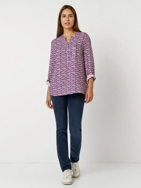TONI Fashion Style »Bella« multicolour purple Gemusterte Schlupfbluse Flash Sale