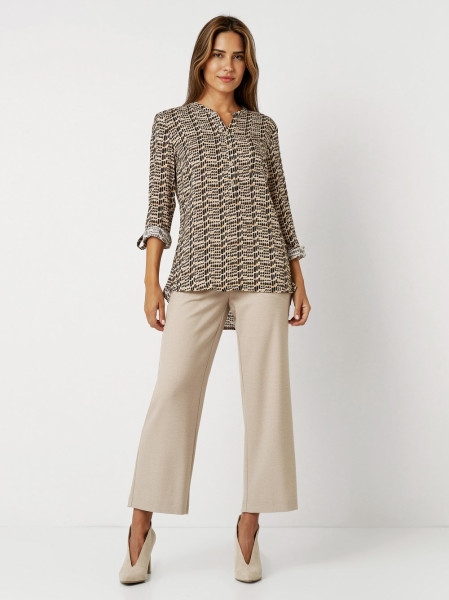 TONI Fashion Style »Bella« multicolour camel Gemusterte Schlupfbluse Begrenztes Angebot