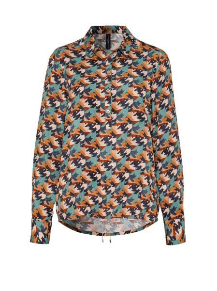 TONI Fashion Style »Bianca« multicolour petrol Bluse mit Hahnentritt Online Shopping