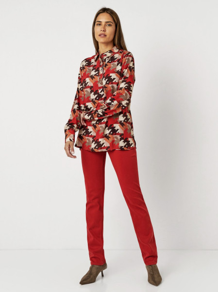 TONI Fashion Style »Celina« multicolour red Bluse mit Hahnentritt Exklusivangebot