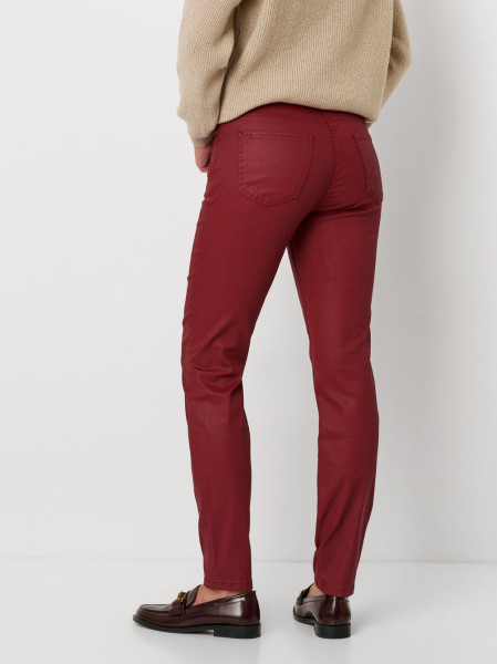TONI Fashion Style »Perfect Shape« dark red Skinny-Fit im Lederlook Vatertagsangebot