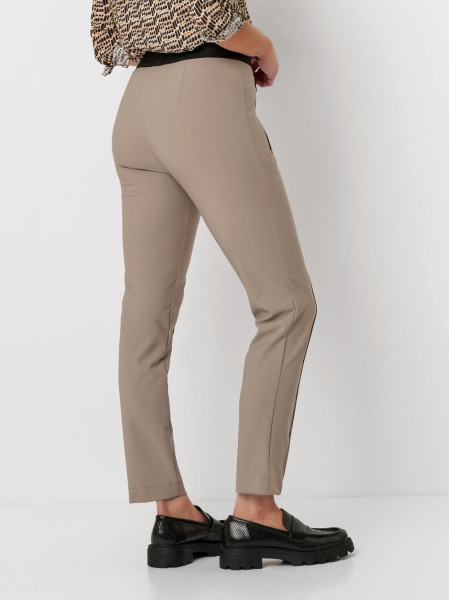 TONI Fashion Style »Jenny« taupe Schmale Businesshose mit Gummizug Valentinstagsangebot