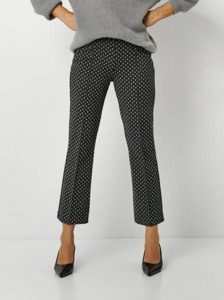 TONI Fashion Style »Jenny« grey/black Gemusterte 7/8-Hose Blitzangebot