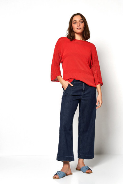 TONI Fashion Style »Gerda« red Gehäkelter Sommerpulli Kauf eins, bekomm eins gratis