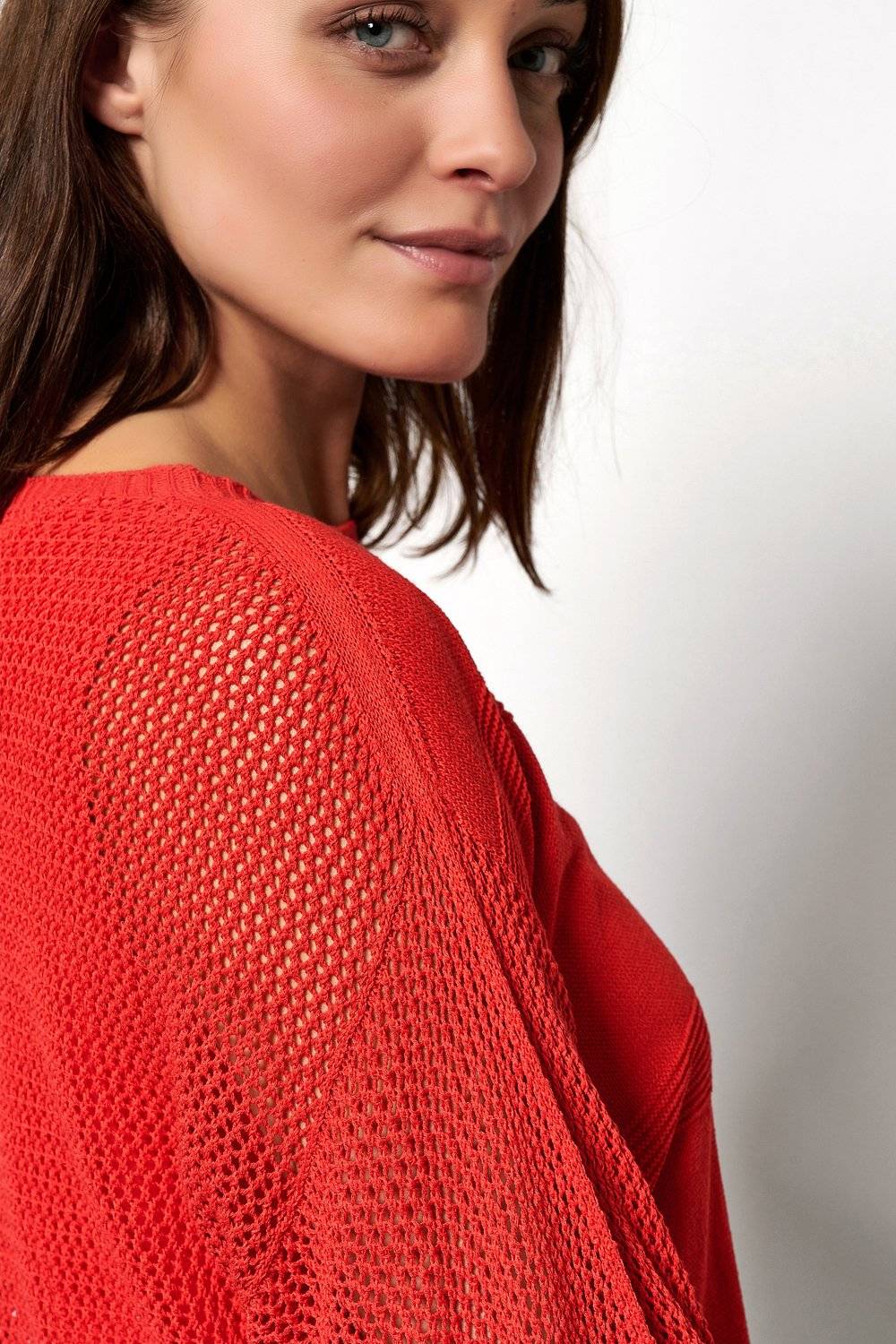 TONI Fashion Style »Gerda« red Gehäkelter Sommerpulli Kauf eins, bekomm eins gratis