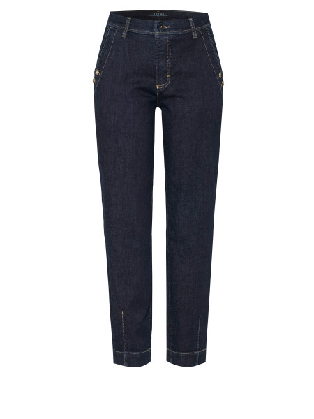 TONI Fashion Style »Liv« dark blue Karottenjeans mit Details Tägliche Deals