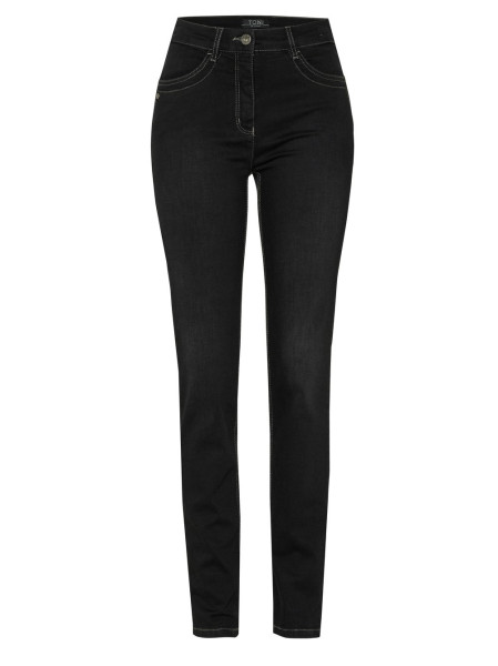 TONI Fashion Style »be loved« black Slim-Fit Jeans mit hohem Bund Sonderangebote