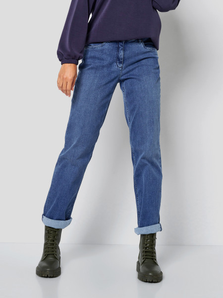 TONI Fashion Style »Honey« blue used Entspannte Basic-Jeans Riesige Ersparnisse