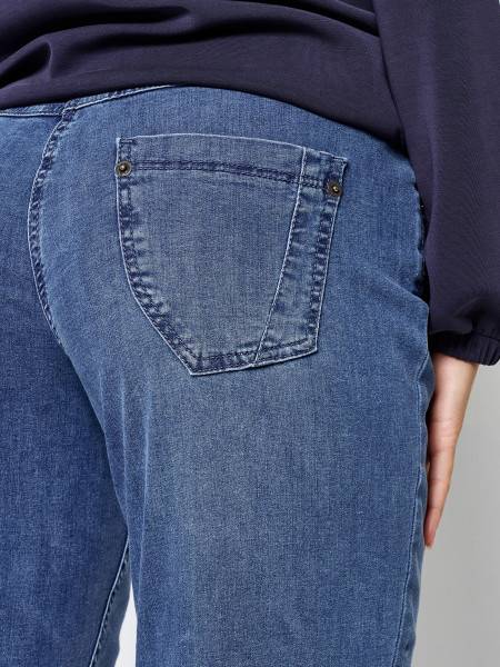 TONI Fashion Style »Honey« blue used Entspannte Basic-Jeans Riesige Ersparnisse