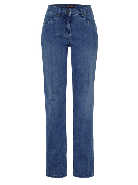 TONI Fashion Style »Honey« blue used Entspannte Basic-Jeans Riesige Ersparnisse