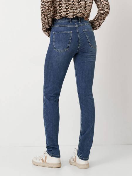 TONI Fashion Style »be loved« blue used Slim-Fit Jeans mit hohem Bund VIP-Rabatte