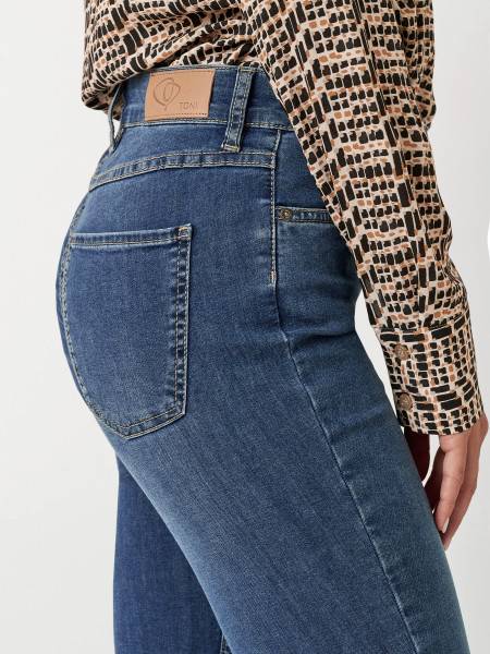 TONI Fashion Style »be loved« blue used Slim-Fit Jeans mit hohem Bund VIP-Rabatte
