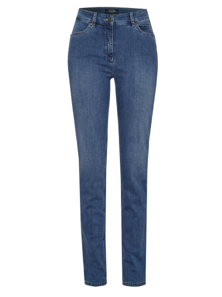 TONI Fashion Style »be loved« blue used Slim-Fit Jeans mit hohem Bund VIP-Rabatte