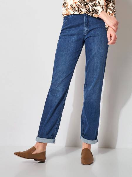 TONI Fashion Style »Liv« mid blue used Regular-Fit Jeans Kostenlose Rückgabe