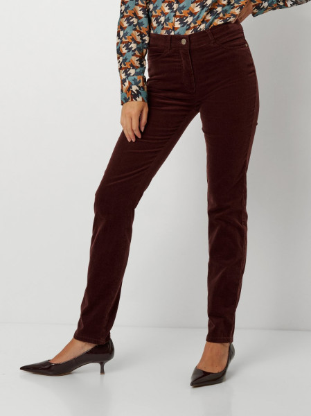 TONI Fashion Style »be loved« dark red Cordhose mit hohem Bund Letzte 2 Tage
