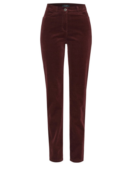 TONI Fashion Style »be loved« dark red Cordhose mit hohem Bund Letzte 2 Tage