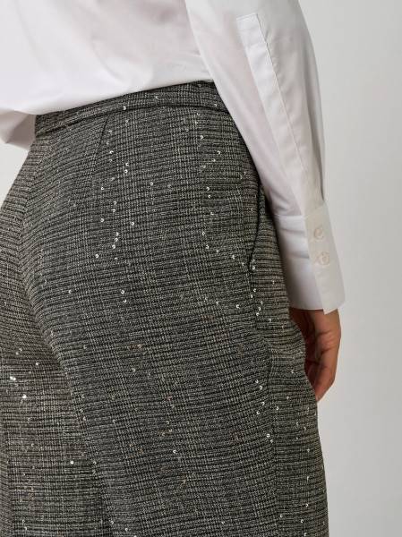 TONI Fashion Style »Luisa« silver/black Glamouröse Hose mit Pailletten Vierteljährliche Förderung
