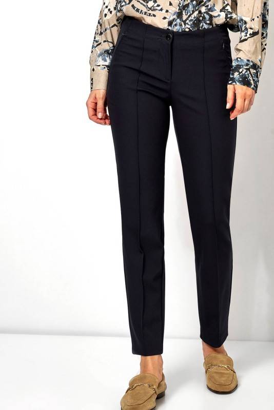 TONI Fashion Style »Alessa« dark blue Businesshose aus Techno-Stretch Super Rabatt