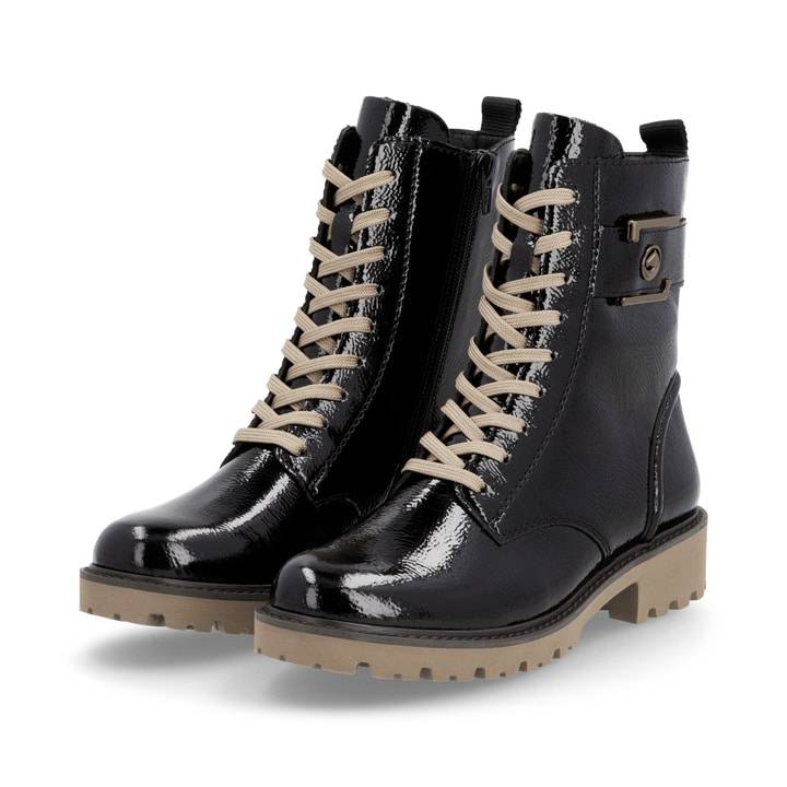 Remonte Artikelnummer D8663-00 remonte Damen Biker Boots glanzschwarz Günstiger Verkauf