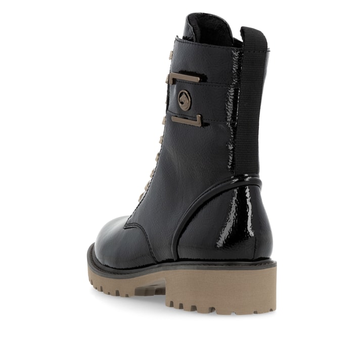 Remonte Artikelnummer D8663-00 remonte Damen Biker Boots glanzschwarz Günstiger Verkauf
