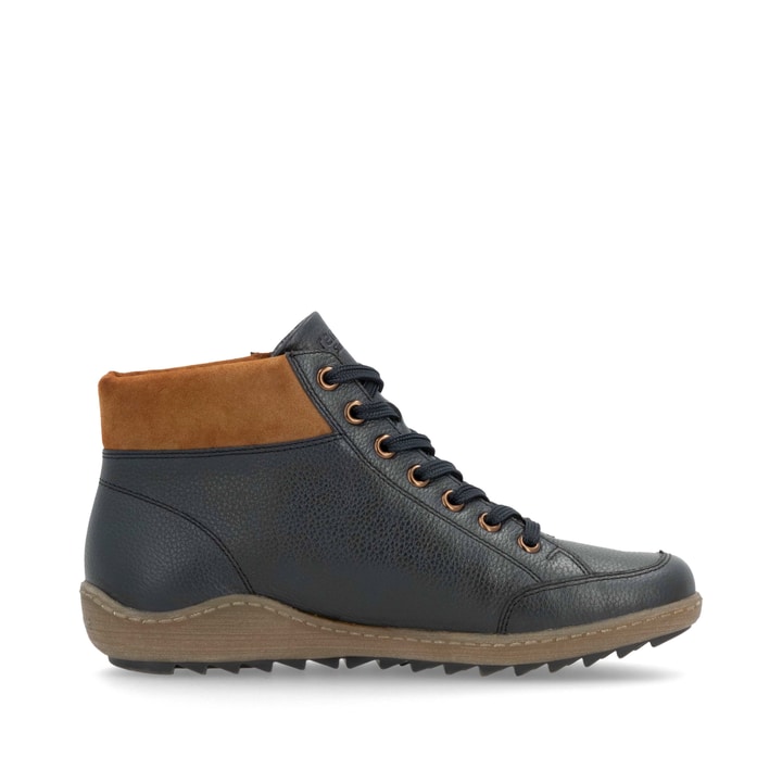 Remonte Artikelnummer R1457-14 remonte Damen Schnürschuhe dunkelblau-nougatbraun Kostenloser Versand