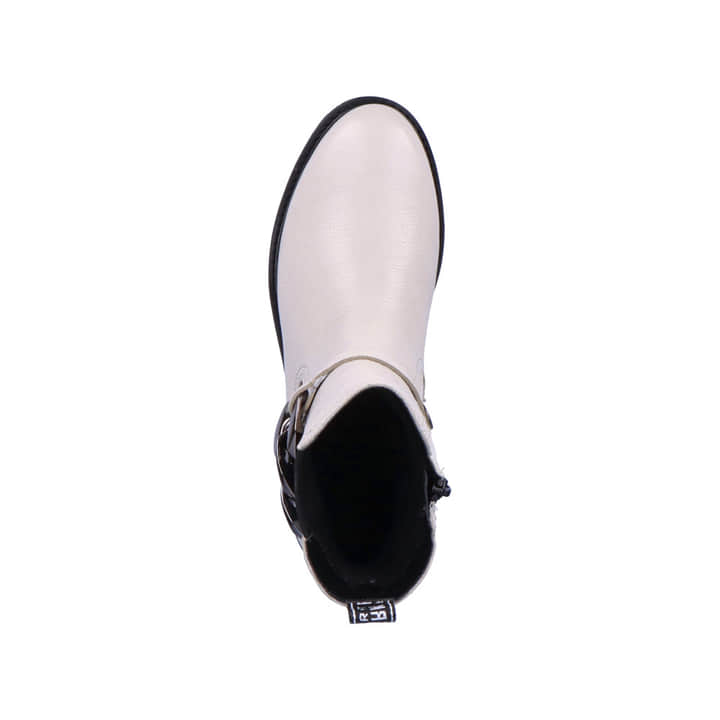 Remonte Artikelnummer D8695-80 remonte Damen Chelsea Boots perlweiß-schwarz Exklusivangebot