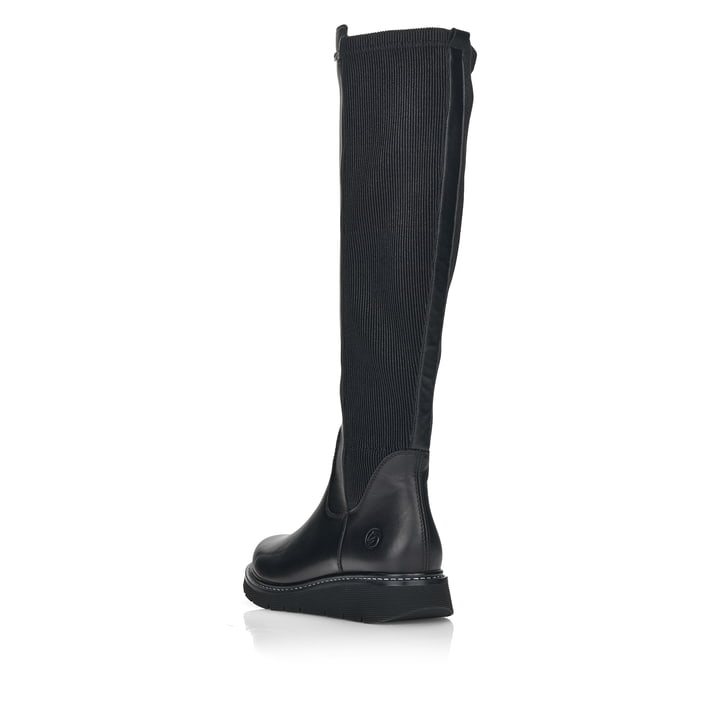 Remonte Artikelnummer D3975-01 remonte Damen Hochschaftstiefel tiefschwarz Preisnachlass