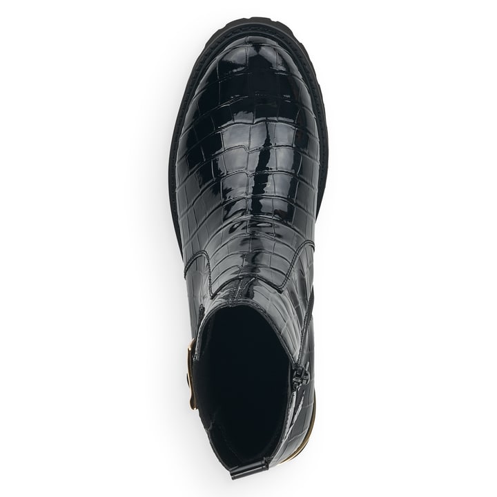 Remonte Artikelnummer D8684-02 remonte Damen Chelsea Boots lackschwarz Saisonschlussverkauf