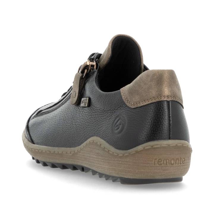 Remonte Artikelnummer R1402-08 remonte Damen Schnürschuhe urbanschwarz-zimtbraun Top Angebot