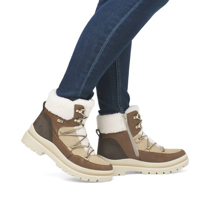 Remonte Artikelnummer D0C80-22 remonte Damen Schnürstiefel holzbraun Fabrikladen