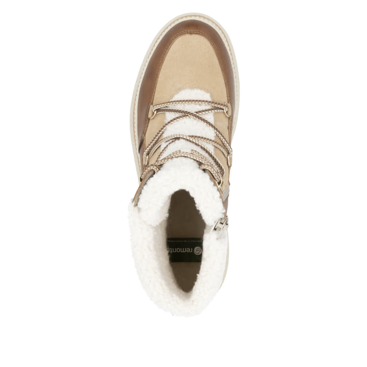 Remonte Artikelnummer D0C80-22 remonte Damen Schnürstiefel holzbraun Fabrikladen