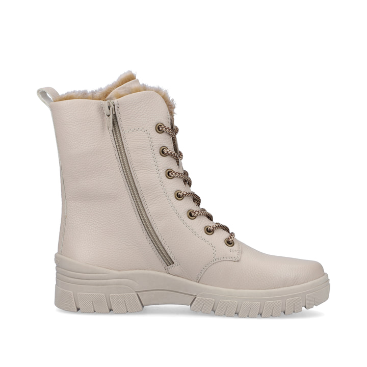 Remonte Artikelnummer D0E72-60 remonte Damen Schnürstiefel hellbeige im Angebot