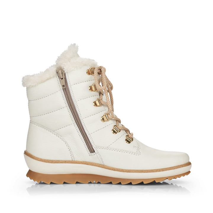 Remonte Artikelnummer R8480-80 remonte Damen Schnürstiefel schwanenweiß Schlussverkauf