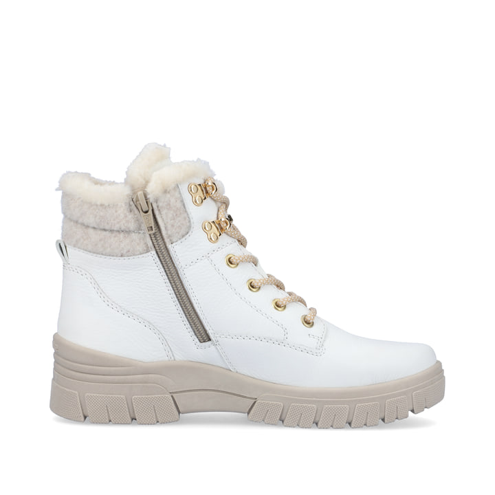 Remonte Artikelnummer D0E71-80 remonte Damen Schnürstiefel reinweiß Fabrikverkauf