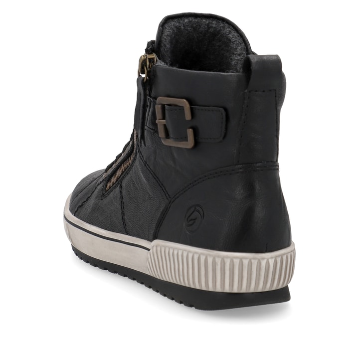 Remonte Artikelnummer D0777-01 remonte Damen Schnürschuhe tiefschwarz Sonderangebot