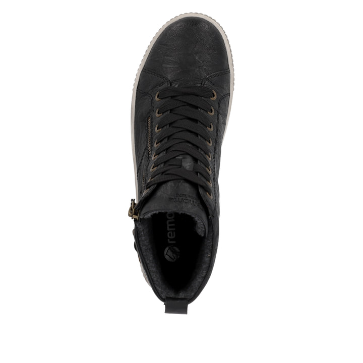 Remonte Artikelnummer D0777-01 remonte Damen Schnürschuhe tiefschwarz Sonderangebot