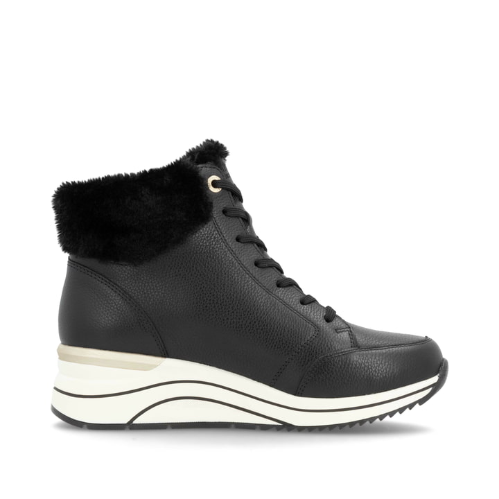 Remonte Artikelnummer D0T77-02 remonte Damen Schnürstiefel asphaltschwarz Begrenztes Angebot