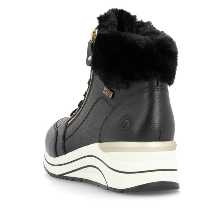 Remonte Artikelnummer D0T77-02 remonte Damen Schnürstiefel asphaltschwarz Begrenztes Angebot