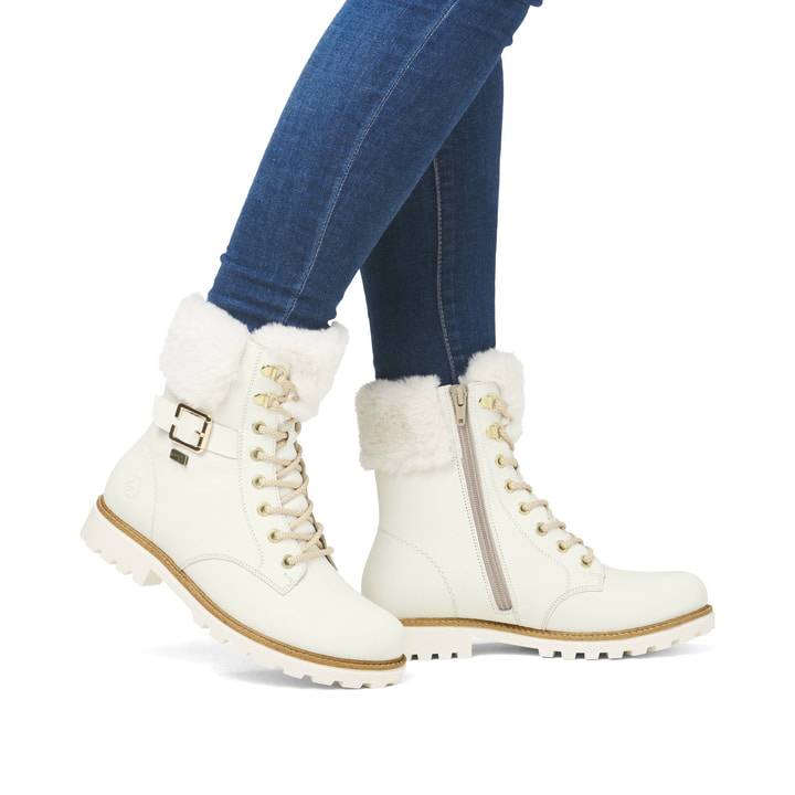 Remonte Artikelnummer D8481-80 remonte Damen Schnürstiefel macchiatoweiß Preisnachlass